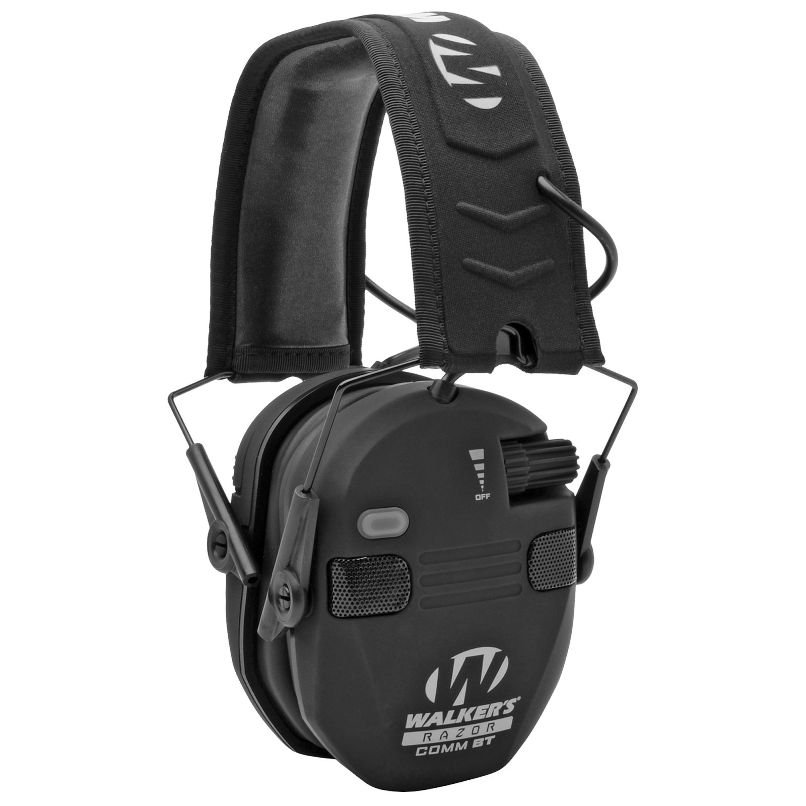 WALKERS GAME EAR Razor Slim 23dB Black Electronic Quad Muff (GWPRSEQMBT) - Walker's