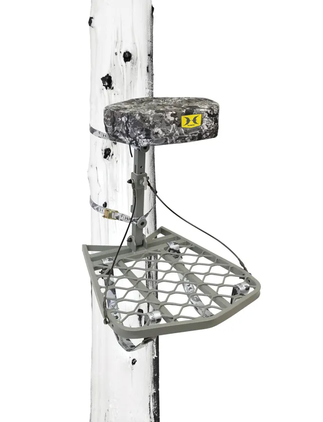 Buy Hawk Treestands Helium Ultra Lite Hang-On Gray Powder-Coating Aluminum 16In online