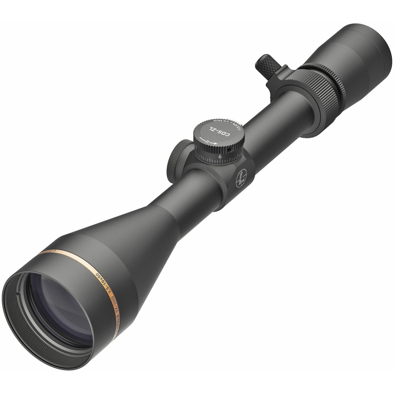Leupold VX-3HD 3.5-10x50 Rifle Scope w/ CDS-ZL Duplex Reticle Matte Black - Leupold & Stevens - 50MM