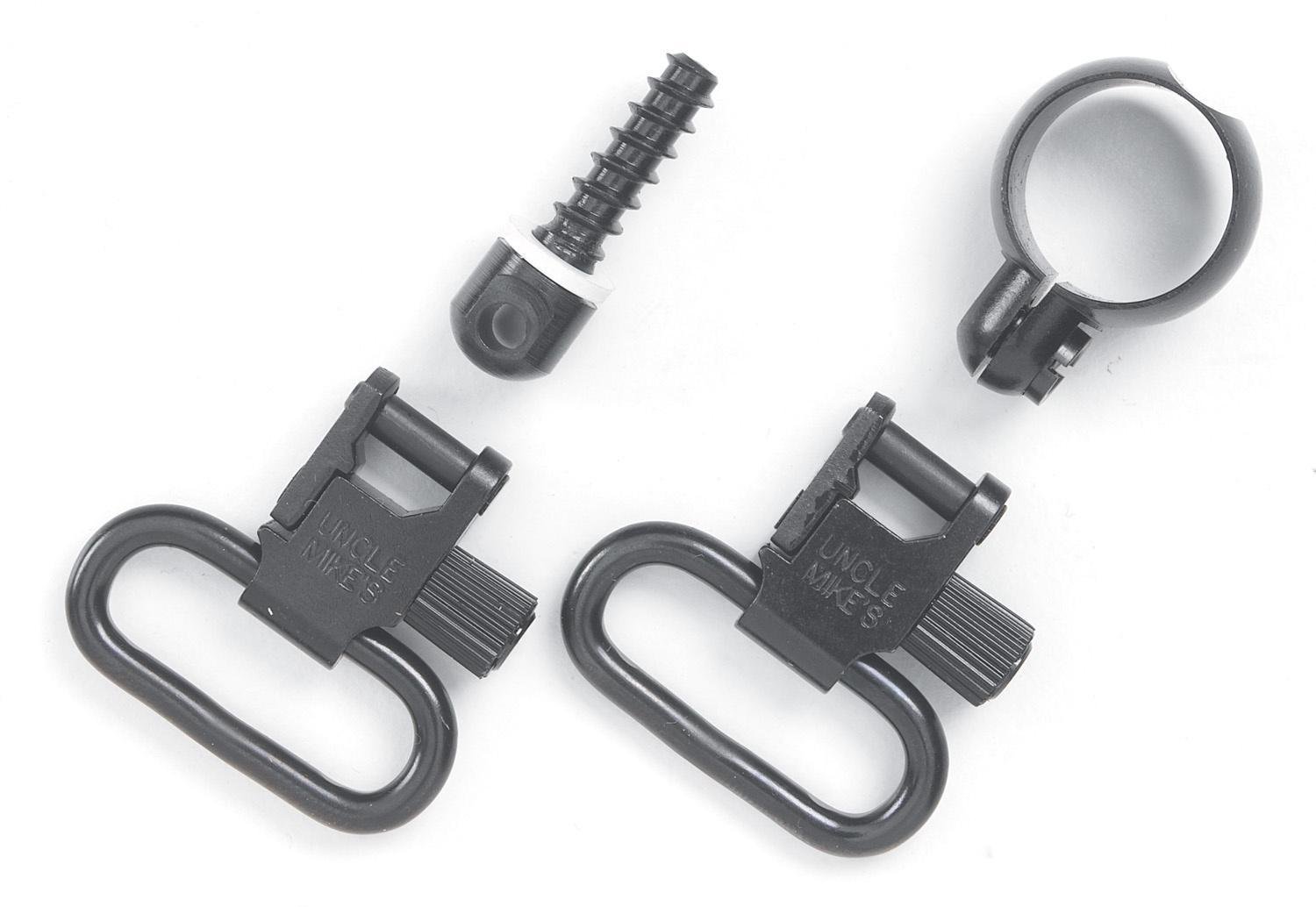 Uncle Mike's Full Band Lever Action Swivel Set .645-.660 Winchester/Marlin Steel - Uncle Mike's - 1.25"