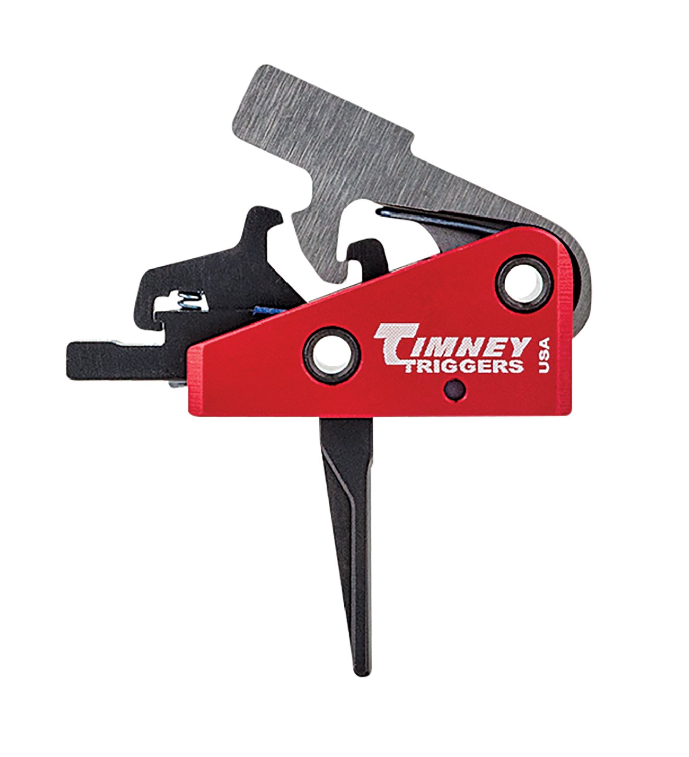 Timney Triggers 662S-ST Targa 2-Stage AR Trigger 2 lbs Black/Red - Timney Triggers