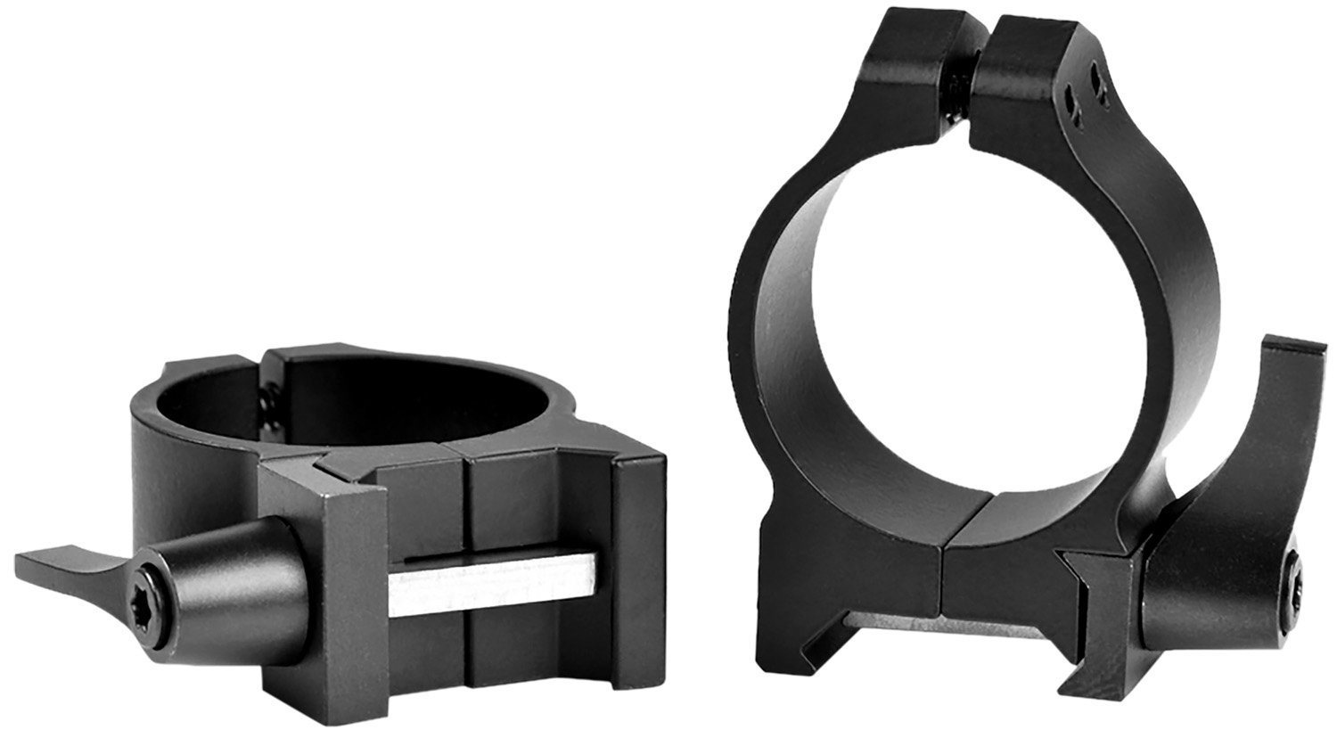 Warne 213LM Maxima 30mm Low Quick Detach Vertical Rings Matte Black - Warne - 30MM