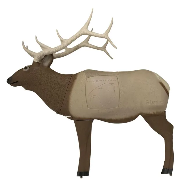 GlenDel G76000 1/2 Size Elk Target, PolyFusion Core, 4-Sided System