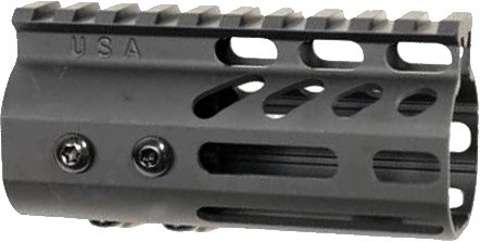 Guntec USA GT-4MLK AR-15 4" Ultra Lightweight M-LOK Handguard Black - Guntec USA