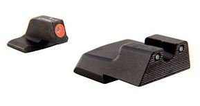 Trijicon HD Night Sight Set: H&K P30, 45C, Orange Front Outline, Green Black Color, Tritium/Paint Material - Trijicon