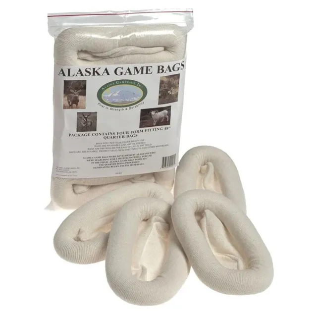 Alaska Game Bags Guide Series Rolled Quarter Game Bag Double Weight 48 Quarter Bags 4/ct - Alaska Game Bags