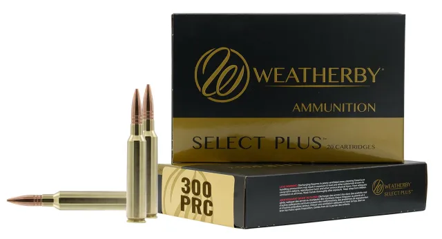Weatherby F300P180SCO Select Plus 300 PRC 180gr Swift Scirocco Ammo 20rd - Weatherby - 300 PRC