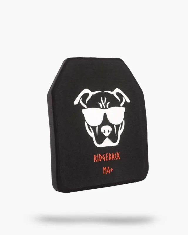 Guard Dog ACC-GDA-RIDGEBACK Level IV+ 10x12 Multi-Curve Plate Black - GuardDog