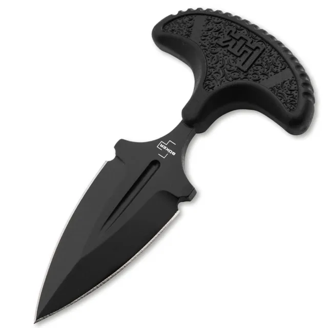 BOKER H&K FX02 2.5 DAGGER PLAIN BLACK/FRN - Boker