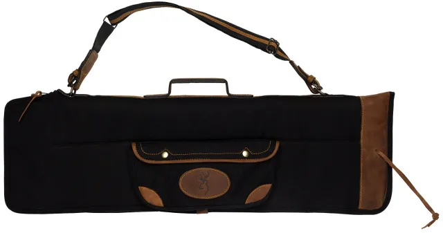 Browning Lona Canvas Gun Case 34.5 In O/U Takedown Black/Brown - Browning