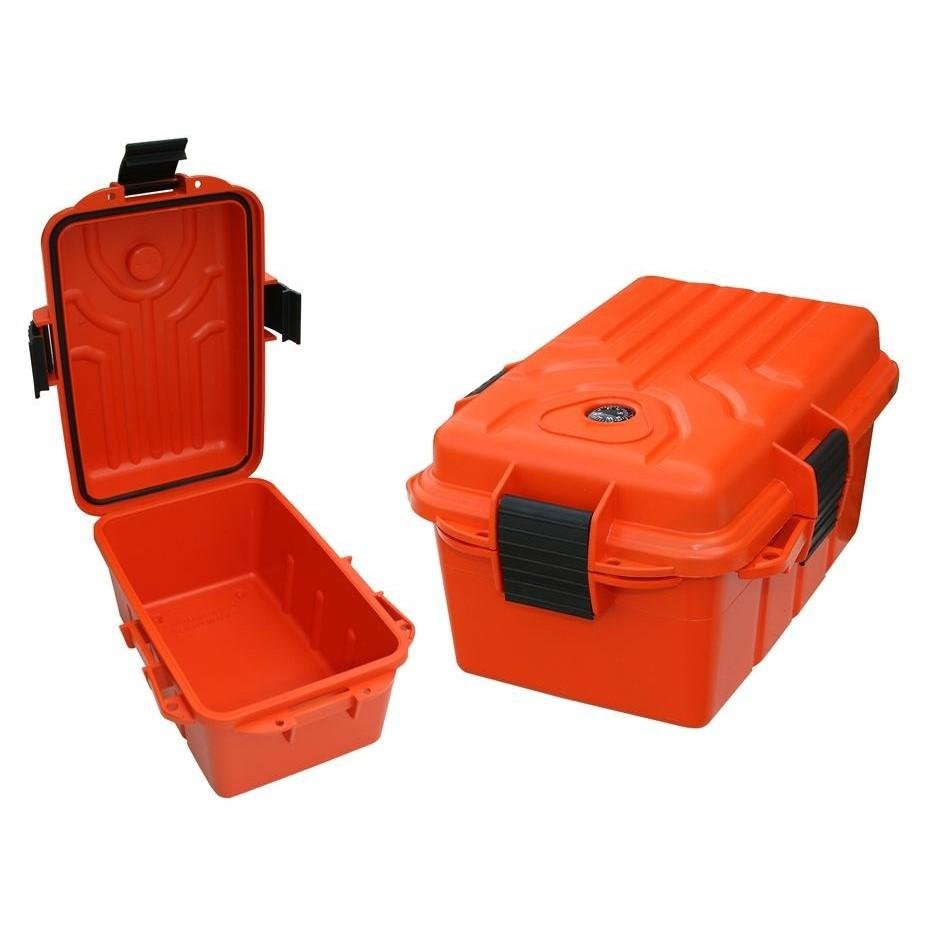 MTM Case-Gard S1072-35 Survival Dry Box Compass Orange - MTM Case-Gard