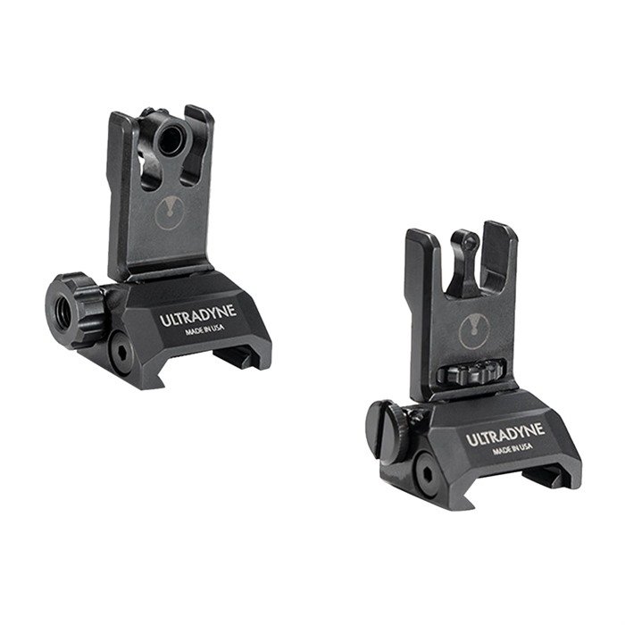 Ultradyne C2 Folding Front & Rear Adjustable Aperture Sight Combo - Ultradyne USA