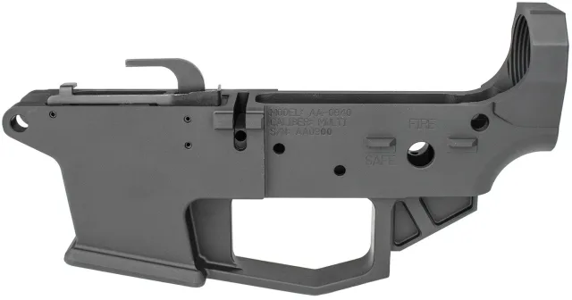 Angstadt Arms 0940 Pistol Caliber AR-15 Lower Receiver 9mm/.40 S&W/.357 SIG Billet Aluminum Glock Style Magazines Black - Angstadt Arms - AR-15 for sale at Bang-Bang Tactical
