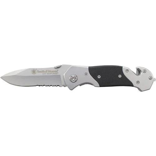 Buy Smith & Wesson 1st Response Folding Knife 3.3 In Blade Black and Silver online