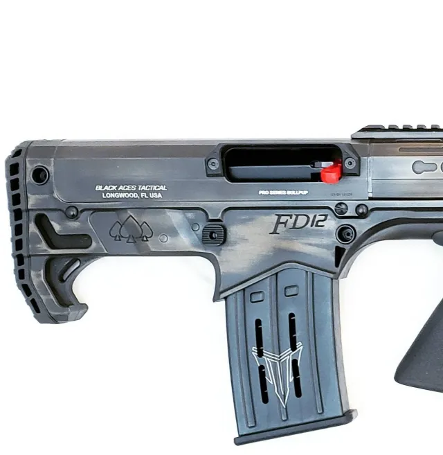 Black ACES TACTICAL BULLPUMP SGP 12GA 18.5IN BBL D...