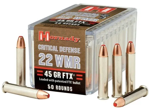 Buy Hornady Critical Defense Rimfire 22 WMR 45 gr FTX 50 Per Box 83200 online