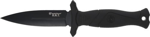Buy Smith & Wesson HRT Boot Neck Knife 4in Stainless Steel Rubber Overmolded online