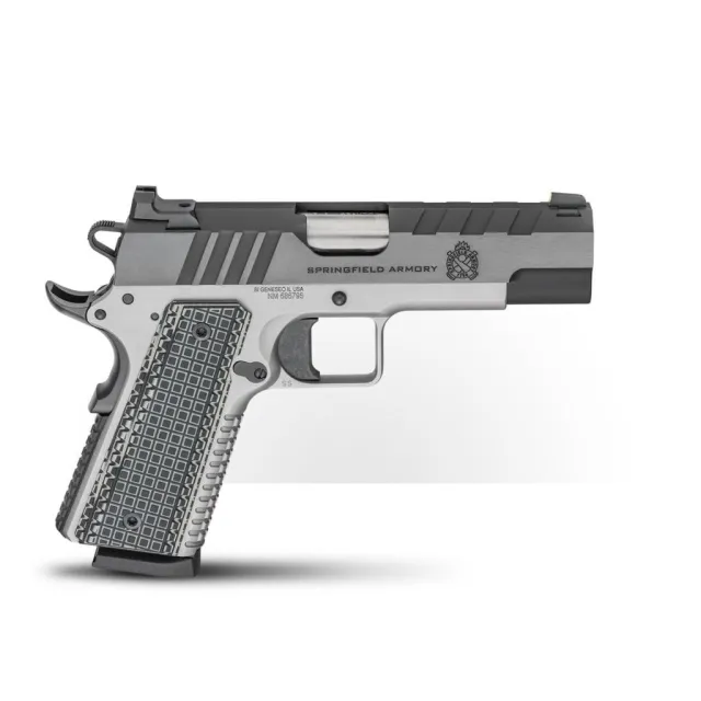 Springfield Armory 1911 Emissary 45 ACP 4.25 in Stainless/Black 8+1 - Springfield Armory - 45 ACP