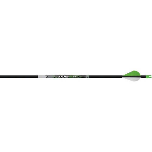 Easton 102174 5mm Axis Arrows 700 Spine with Half Outs, 6 Pack - Easton