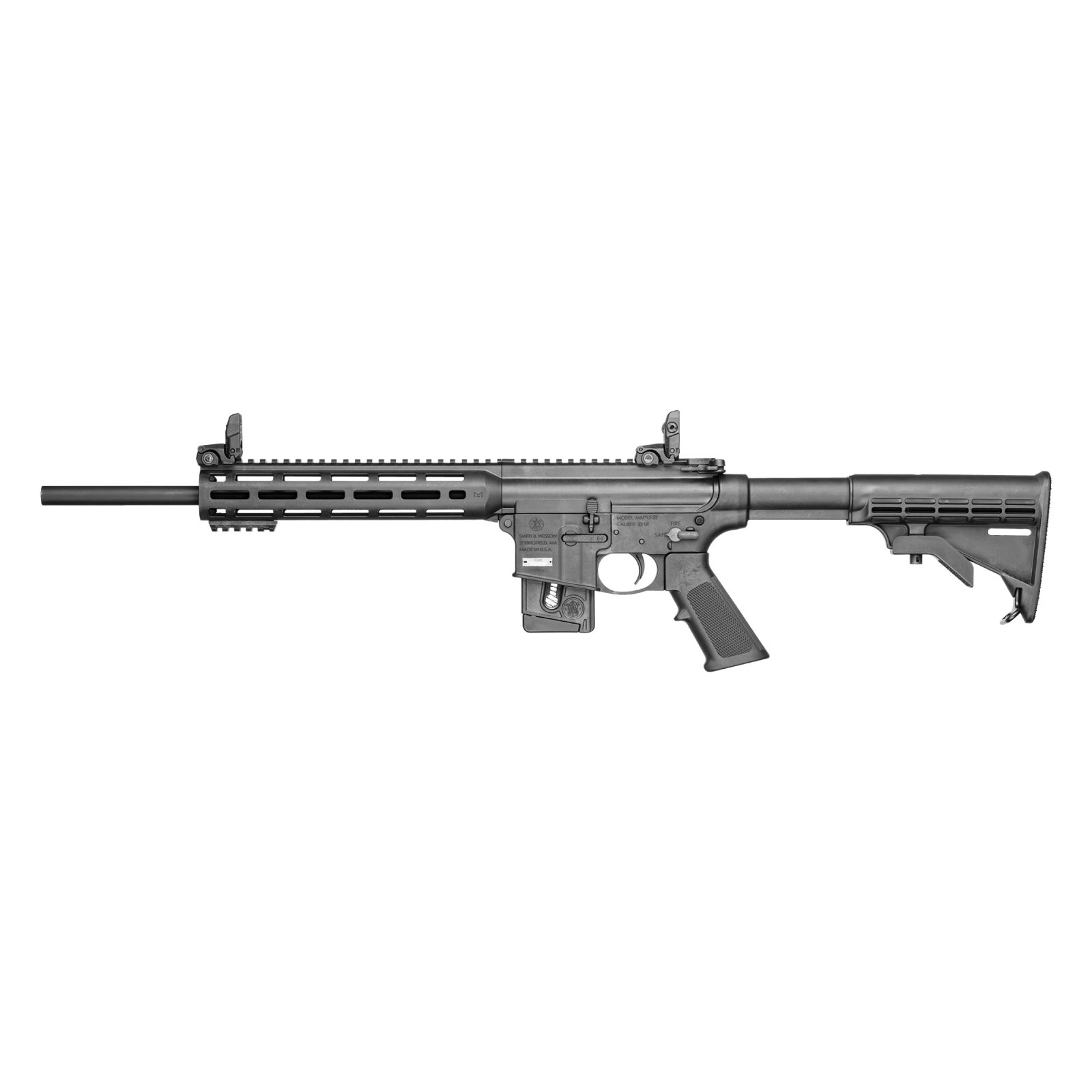 Smith & Wesson M&P15-22 Sport 22 LR Semi-Auto 16.5 in Matte Black 10 rd - Smith & Wesson - 22 LR