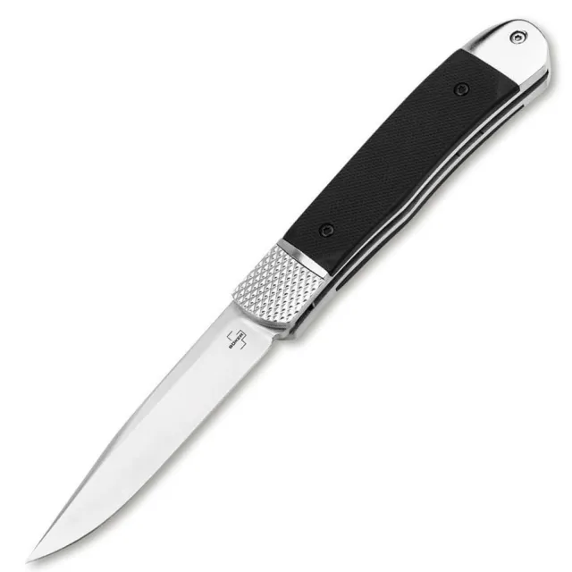 BOKER TRAPPER 3.2 CLIP PLAIN BLACK/G10 - Boker