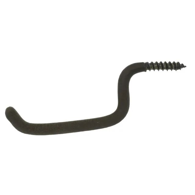 October Mountain 1601188 Bow & Accessory Hooks Brown 50pk Vinyl Coated - October Mountain