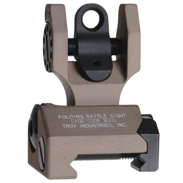 Buy Troy BattleSight Sight Picatinny Flat Dark Earth Folding Rear SSIG-FBS-R0FT online