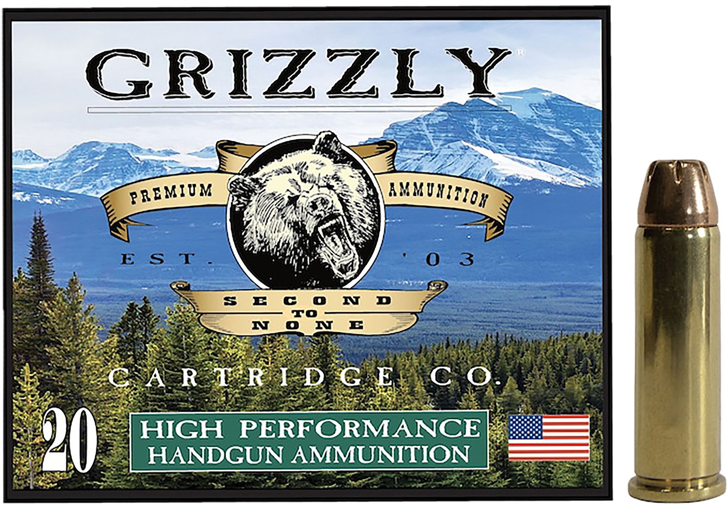 Buy GRIZZLY GC38SP3 .38 SPECIAL 148gr Jacketed Hollow Point 20Rd online