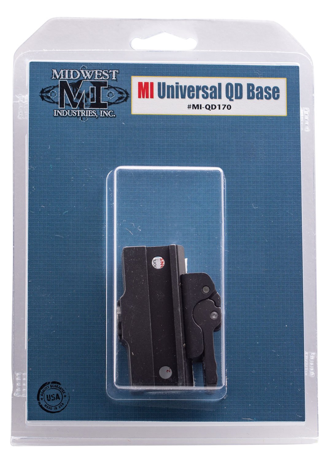 Midwest Industries MIQD170 QD Mount Base Black Hardcoat Anodized - Midwest Industries
