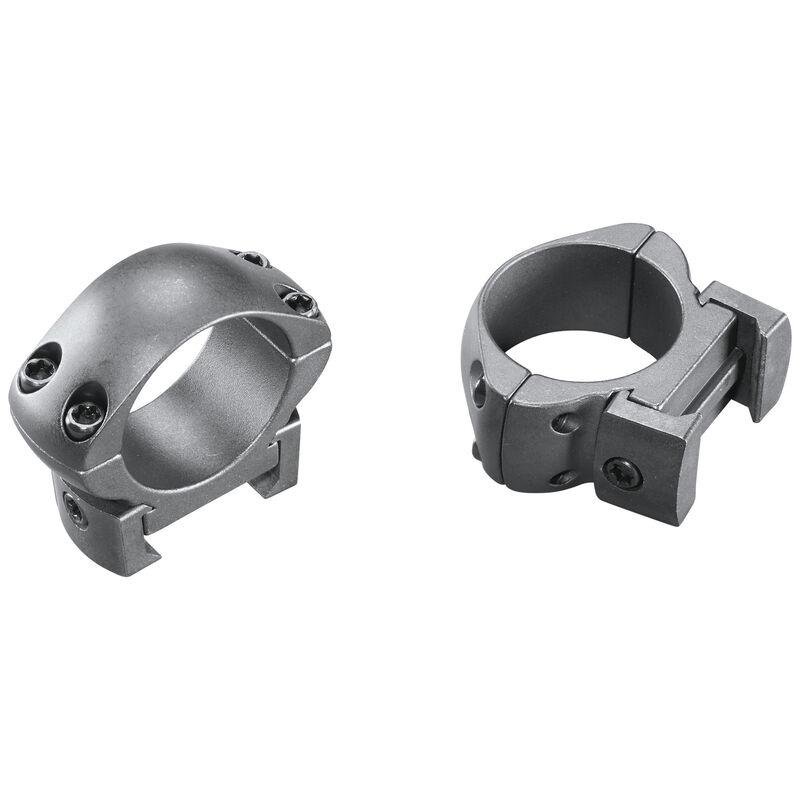 Weaver 49318 Top Mount Rings 1 in Medium Matte Windage Adjustable - Weaver