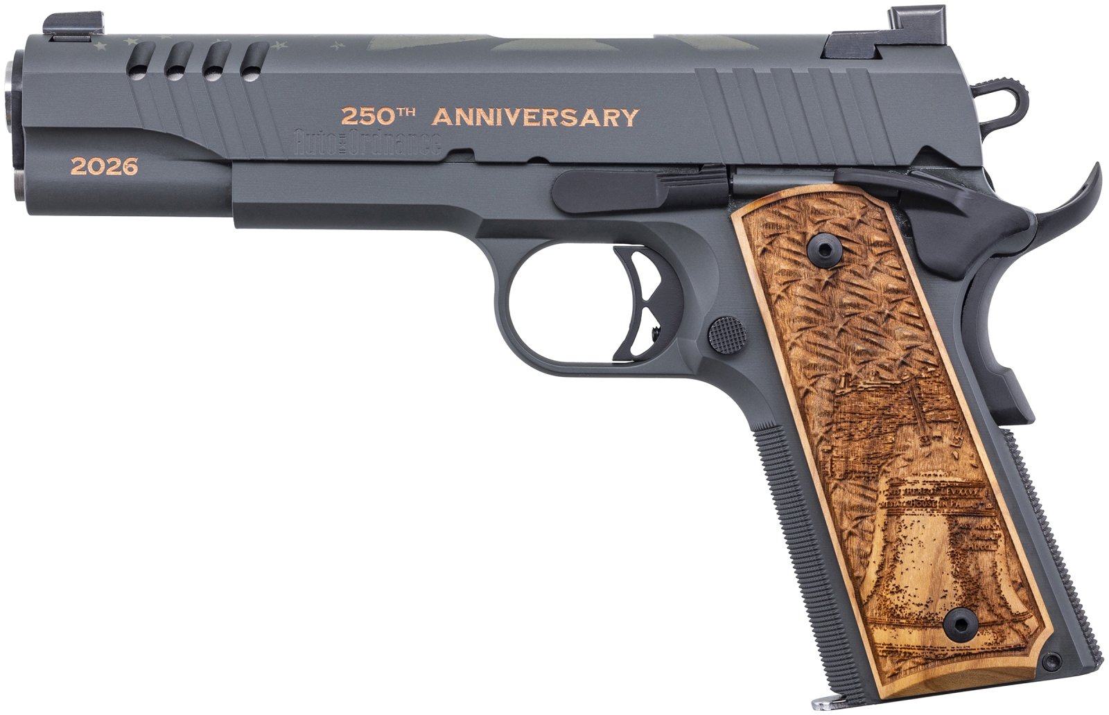 Buy Auto-Ordnance 1911TCAC19 .45 ACP 5.00In 7rd Black Gray Copper Cerakote online
