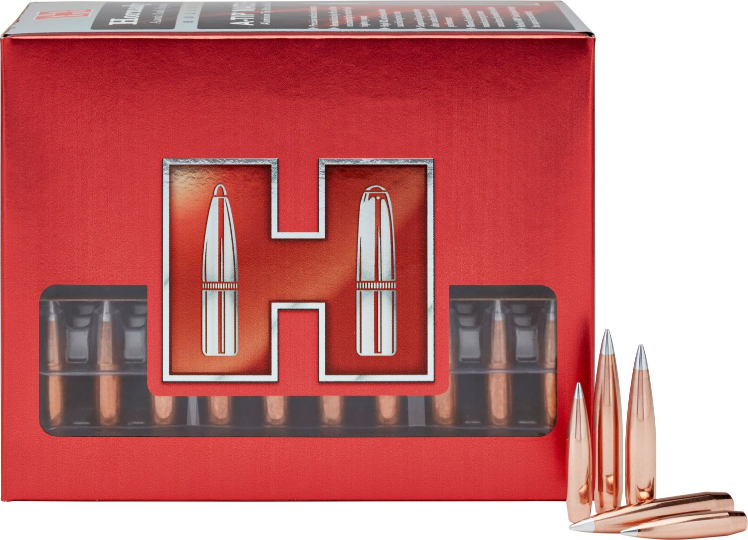 Hornady 2286 A-Tip Match 22 Cal .224 90 gr Bullet - High-Performance Match Ammo - 100 Count - Hornady - .224