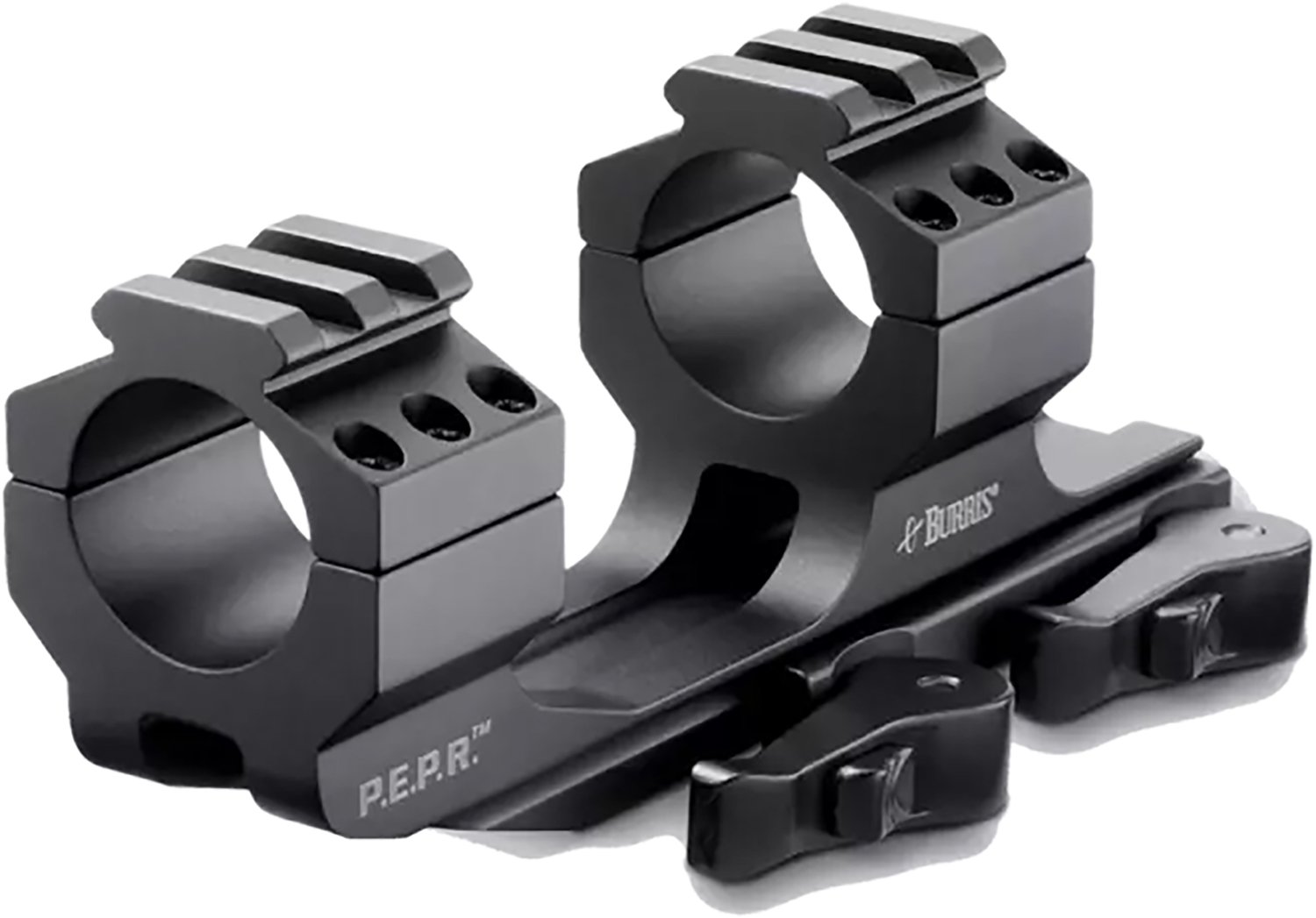 Burris AR-P.E.P.R. 30mm Quick Detach Scope Mount, 2" Forward Positioning, Picatinny Tops, Black - Burris Optics