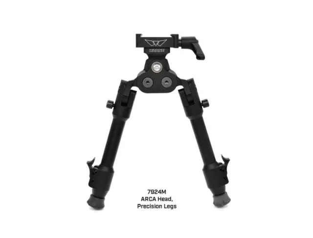 Buy Warne 7924M Skyline Pro Bipod Black Anodized ARCA Interface 7075 Aluminum online