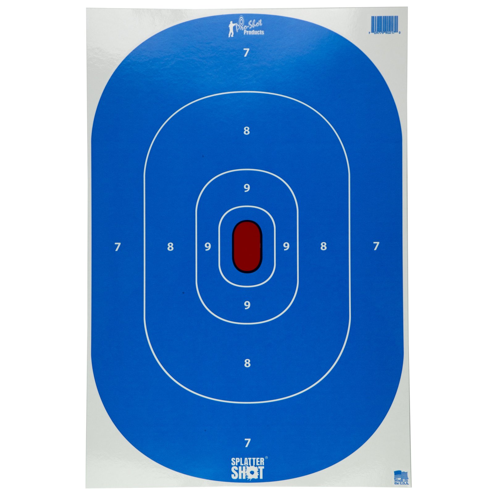 Pro-Shot Splattershot Silhouette Insert Paper Target Hi-Vis 12x18 8/ct - Pro-Shot Products - 12" X 18"
