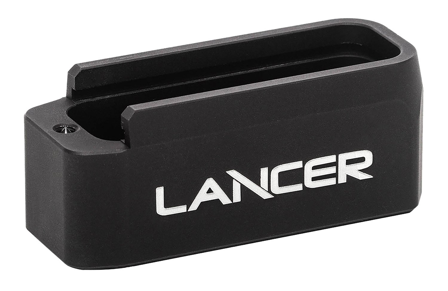 Lancer EXTBP06BLK L5AWM Magazine Base Pad Extended 6rd Compatible w/ L5... - Lancer Systems - 6RD