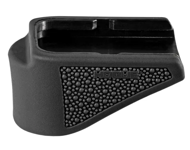 Hogue 18620 Grip Ext Black Glock 26 9MM Overmolded - Hogue - 9MM