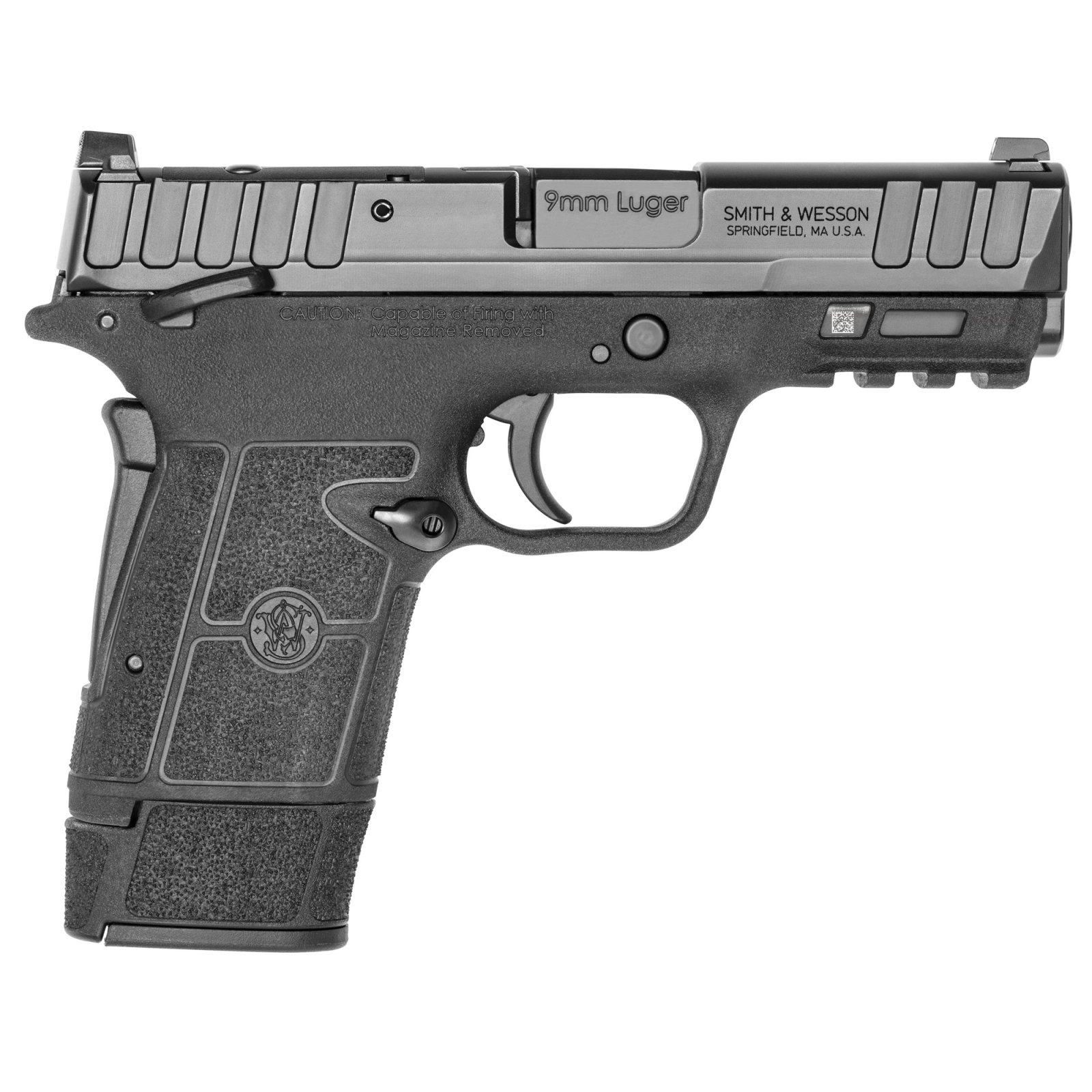 Smith & Wesson Equalizer 9mm Luger 3.675 in Black 15+1 Action Internal Hamm - Smith & Wesson - 9mm