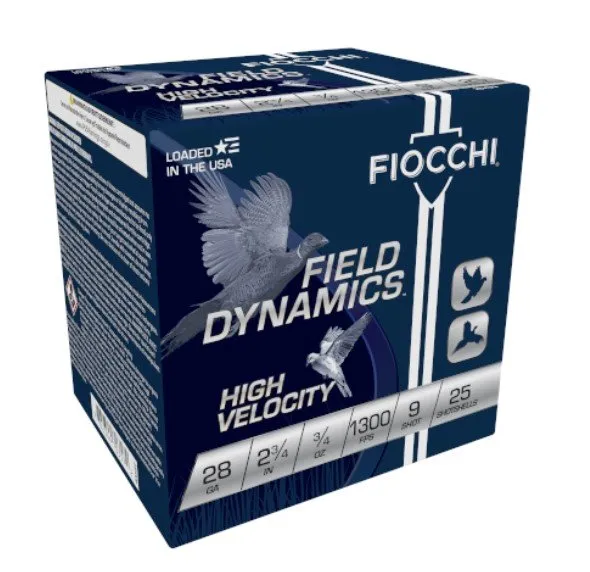 Fiocchi 28HV9 28 Gauge 2.75In 3/4oz #9 Shot High Velocity - Fiocchi - 28 Gauge