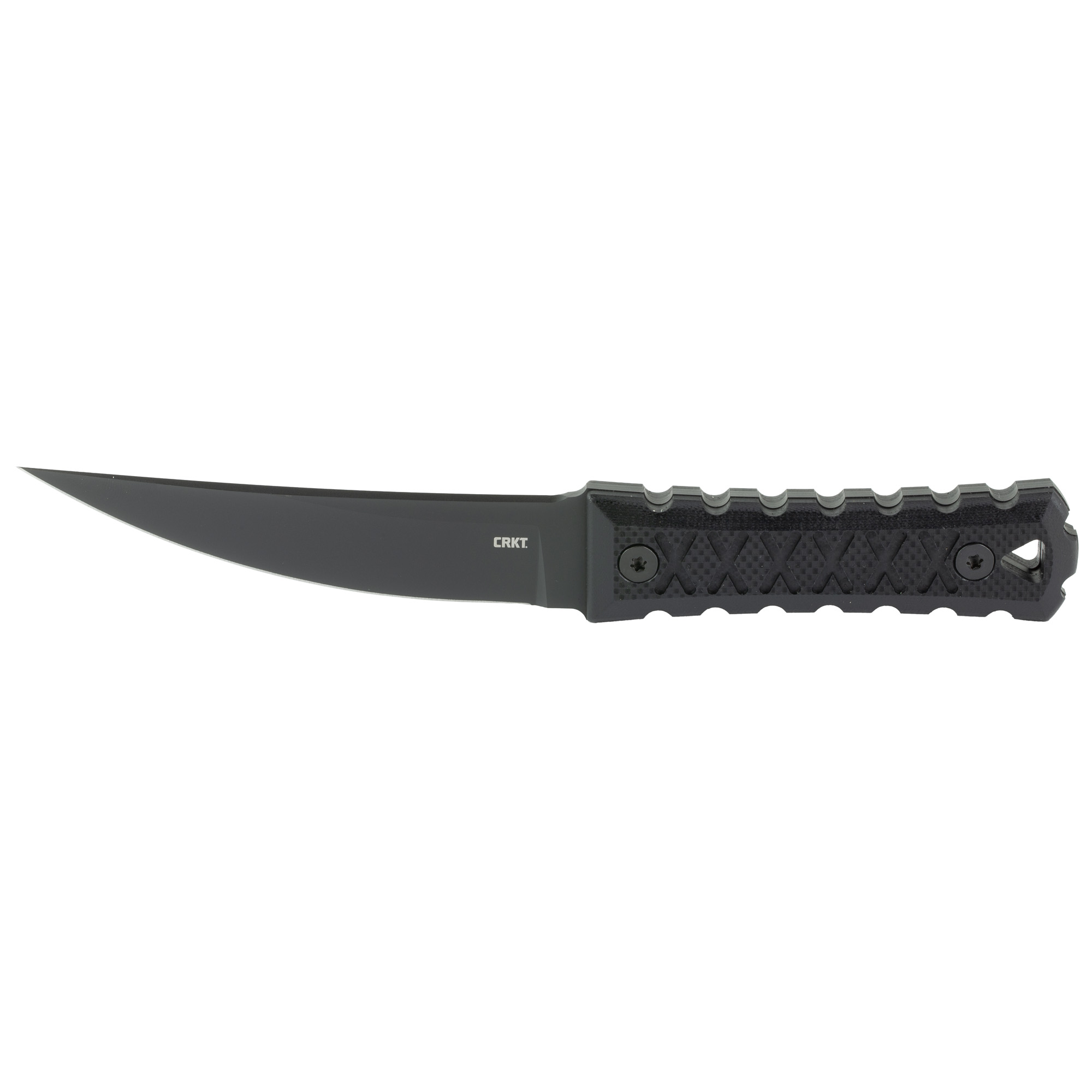 CRKT HZ4 2924 4.76" Fixed Blade Knife Black/Black with Sheath - Columbia River Knife & Tool