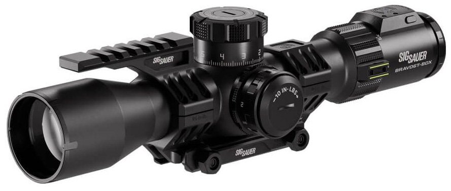 Sig Sauer Bravo6T-BDX 3-18x44mm 35mm FFP MRAD DEV-L 2.0 Illum Black - Sig Sauer - 44MM
