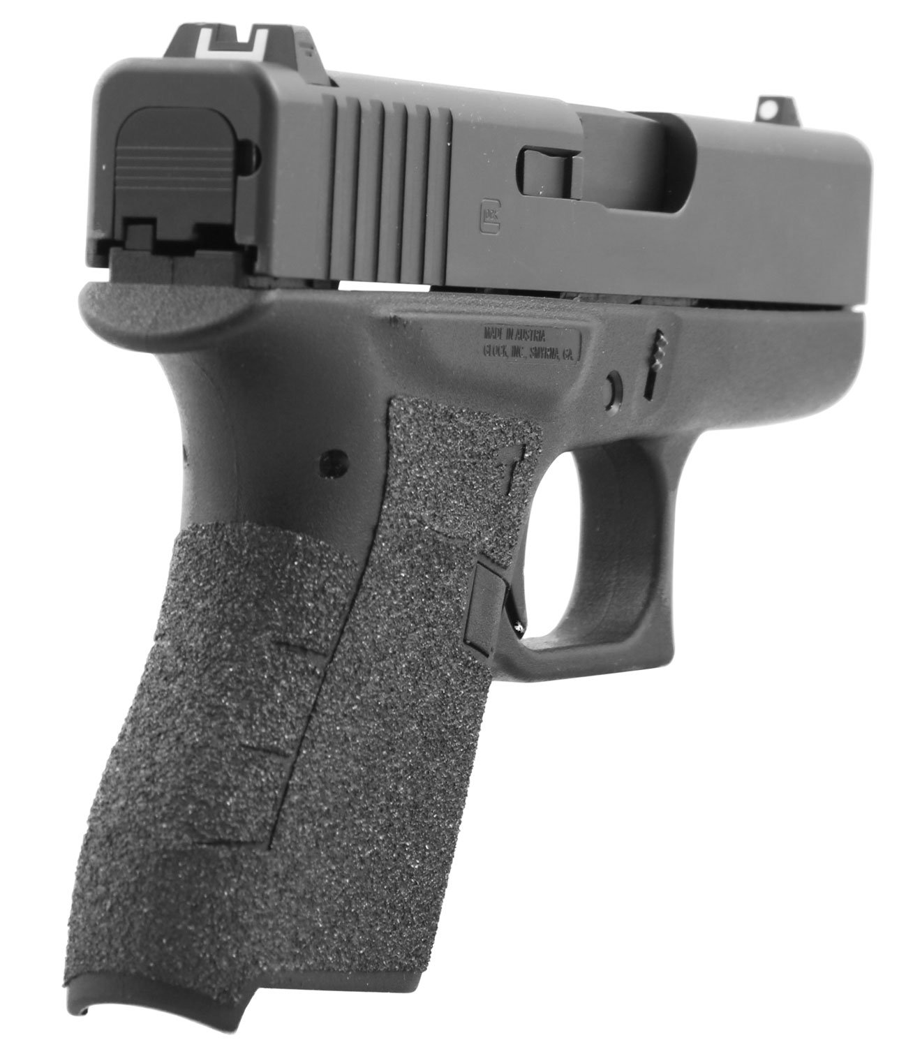 TALON Grips 100G GLOCK 43 Adhesive Aggressive Grip Black - TALON Grips Inc - GLOCK 43