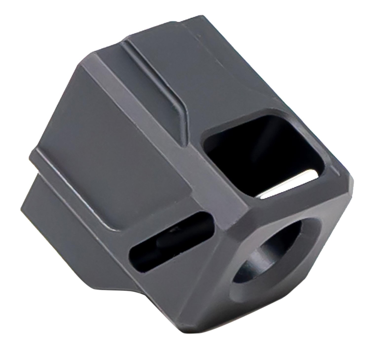 Faxon Firearms FFPACOMPSSG01 EXOS-523 Compensator for G43 Black Anodized - Faxon Firearms - 9mm Luger (9x19 Parabellum)
