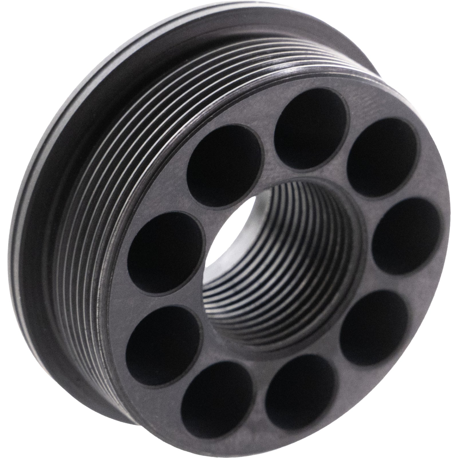 CMMG 11DB016 Zeroed HUB Mount Fits 5/8"x24 Stainless Steel Black - CMMG