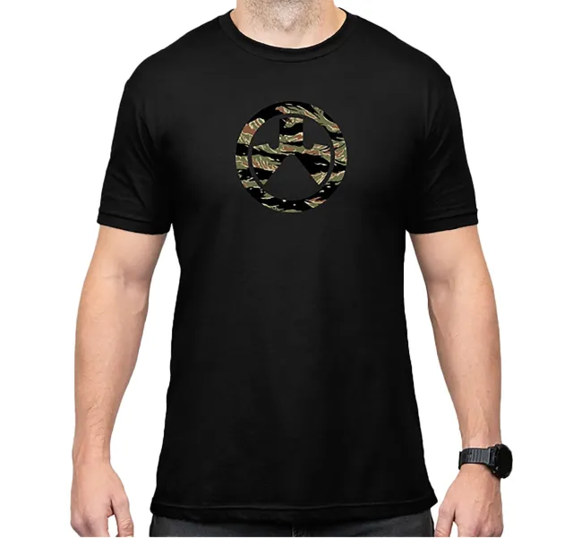 Magpul MAG1292-001-L Tiger Stripe Icon Black Short Sleeve L - Magpul Industries