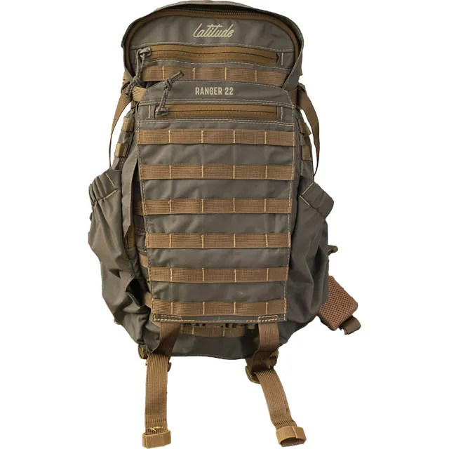 Latitude BP-RGR22-GRY Ranger 22 Backpack, 22L, Hydration-Ready, Gray - Latitude Outdoors