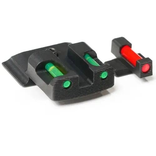 Tag Precision S&W M&P M2.0 Fiber Optic Pistol Sights Black 027BE027BG