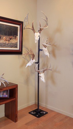 Buy Skull Hooker Trophy Tree 6ft Steel Display Black Portable online