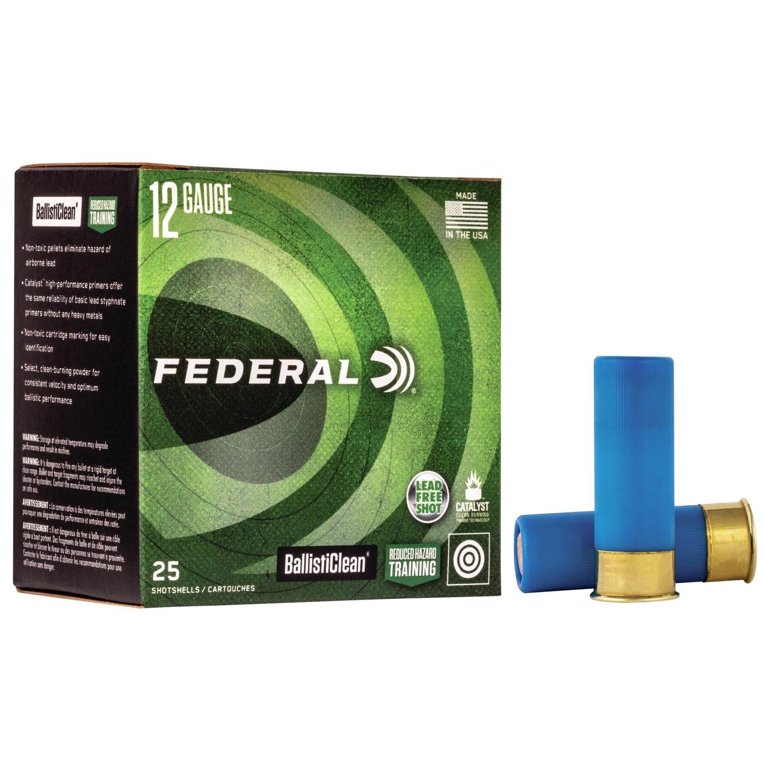 Federal Premium BallistiClean 12 Gauge 325 Grain Slug 25 Rounds BC127 RS - Federal Premium Ammunition - 12 Gauge