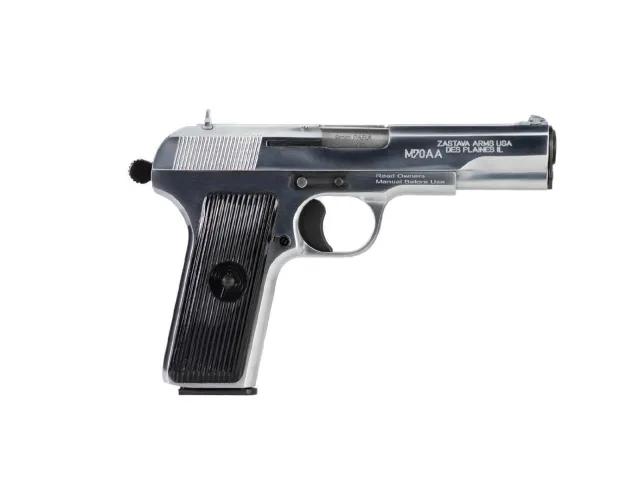 Zastava M70AA H709CH 9mm 4.5 In 9+1 Chrome